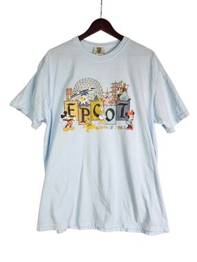 Comfort Colors Vintage Disney EPCOT Since 1982  T-Shirt XL Unisex Men Women Blue